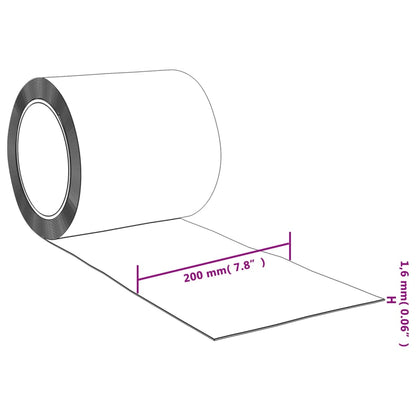 Cortina de porta 200 mm x 1,6 mm 50 m PVC transparente