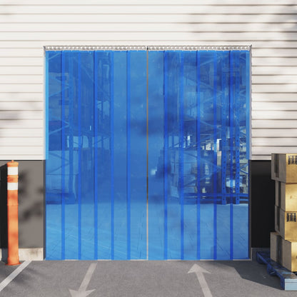 Cortina de porta 200 mm x 1,6 mm 10 m PVC azul