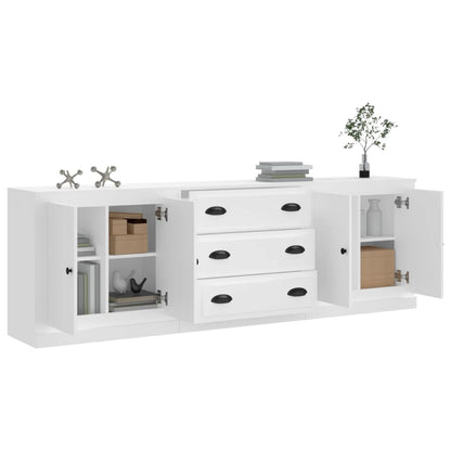 Aparador Dure de 210cm - Branco - Design Moderno