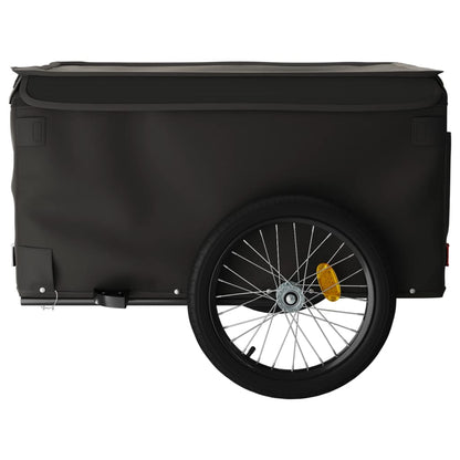 Reboque de carga para bicicleta 45 kg ferro preto