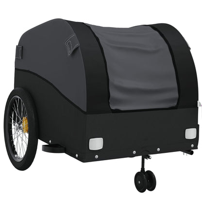 Reboque para bicicleta 45 kg ferro preto