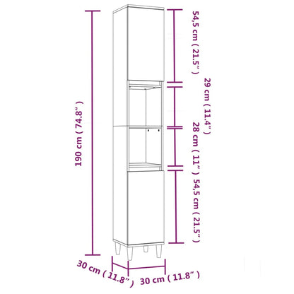 3 pcs conj. móveis casa de banho deriv.madeira branco brilhante