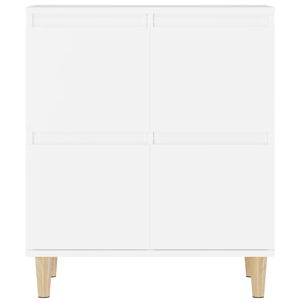 Aparadores 2 pcs 60x35x70 cm derivados de madeira branco