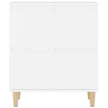 Aparadores 2 pcs 60x35x70 cm derivados de madeira branco