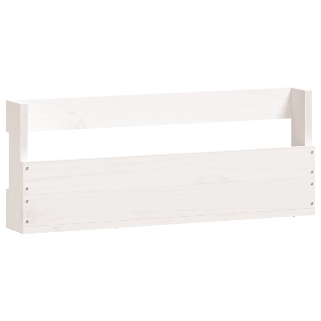 Sapateiras de parede 2 pcs 59x9x23 cm pinho maciço branco