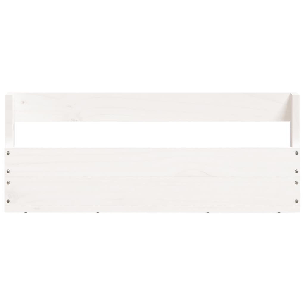 Sapateiras de parede 2 pcs 59x9x23 cm pinho maciço branco