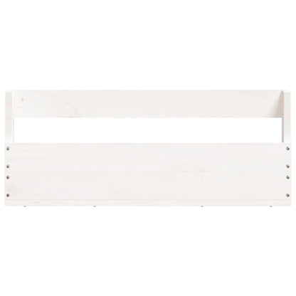 Sapateiras de parede 2 pcs 59x9x23 cm pinho maciço branco