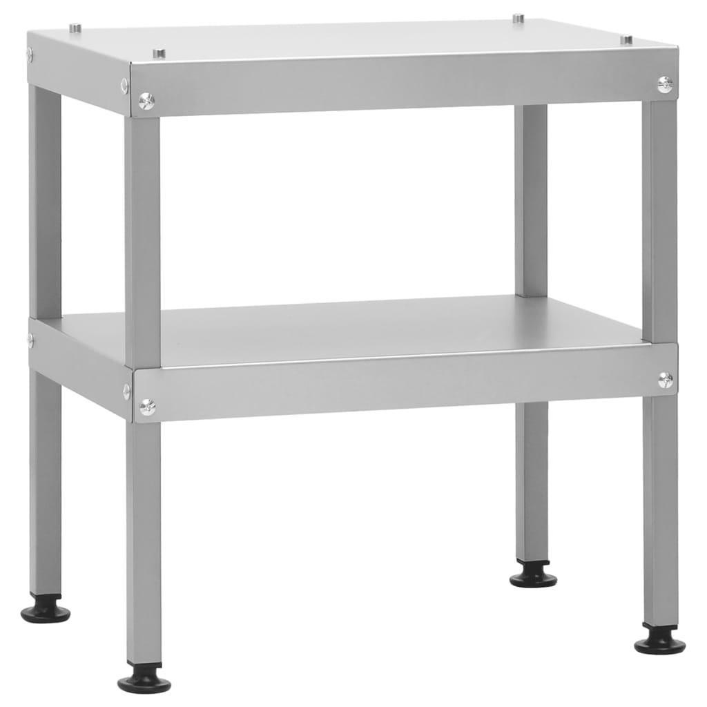 Defumador com mesa aço galvanizado