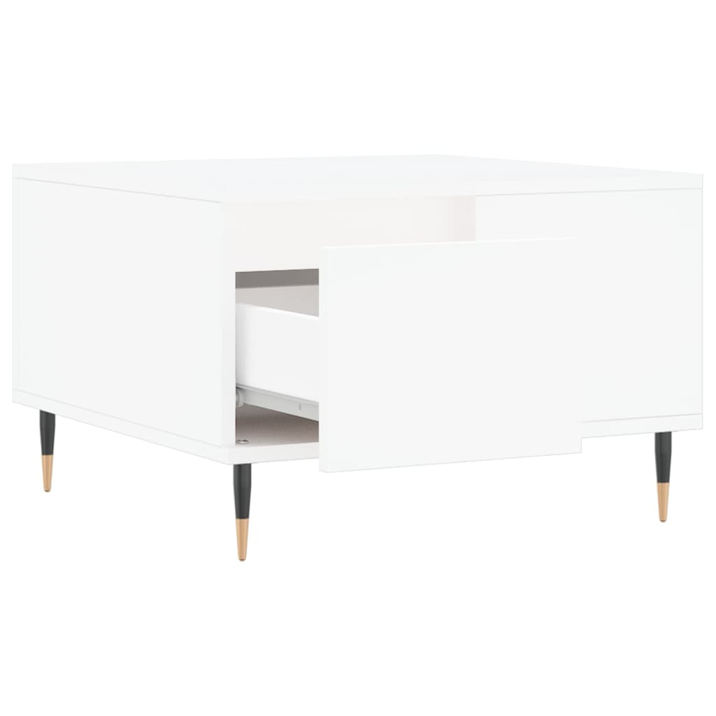 Mesa de centro 55x55x36,5 cm derivados de madeira branco