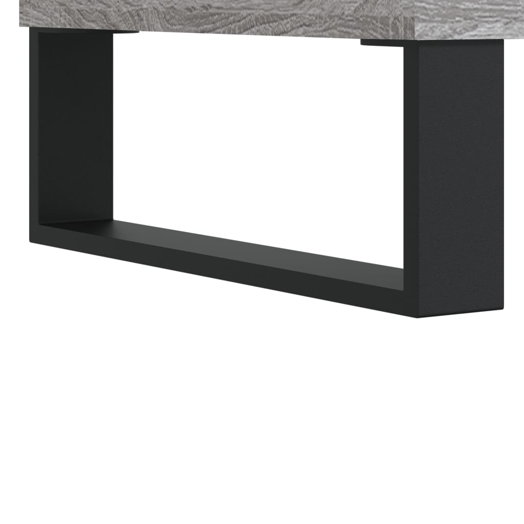 Mesa de centro 55x55x36,5 cm derivados de madeira cinza sonoma