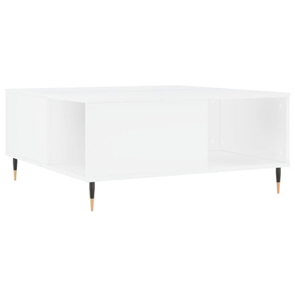 Mesa de centro 80x80x36,5 cm derivados de madeira branco