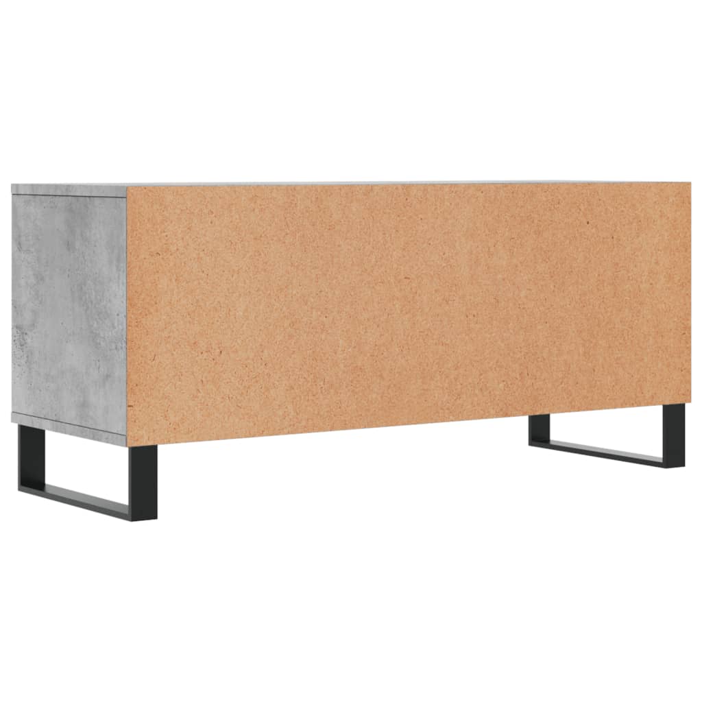 Móvel p/ TV 100x34,5x44,5cm derivados de madeira cinza cimento