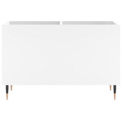 Armário para discos 74,5x38x48 cm derivados de madeira branco