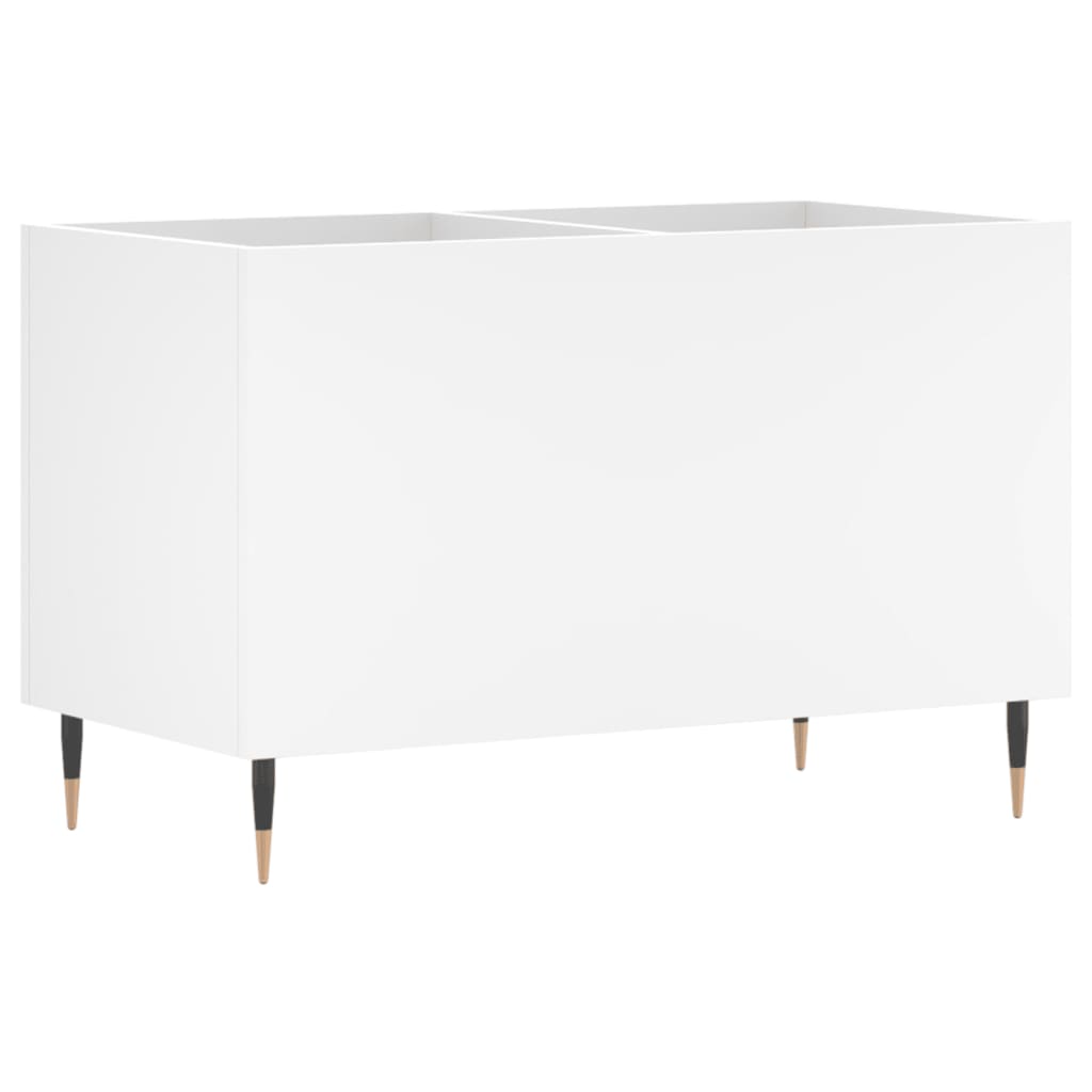 Armário para discos 74,5x38x48 cm derivados de madeira branco