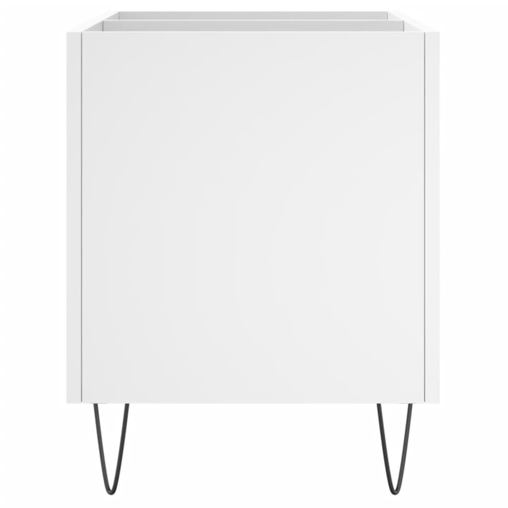 Armário para discos 74,5x38x48 cm derivados de madeira branco