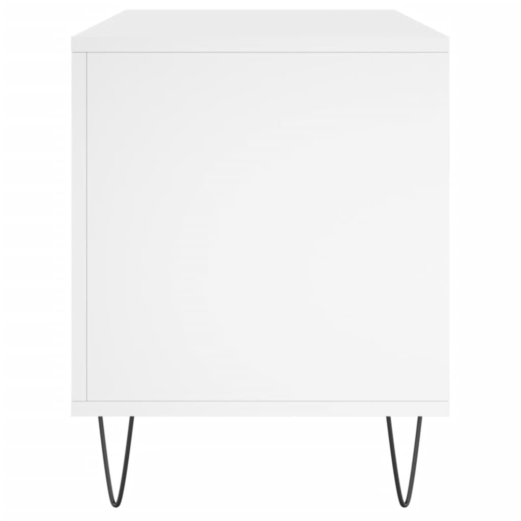 Armário para discos 100x38x48 cm derivados de madeira branco