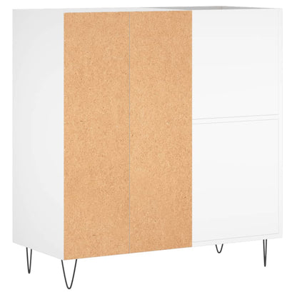 Armário para discos 84,5x38x89 cm derivados de madeira branco