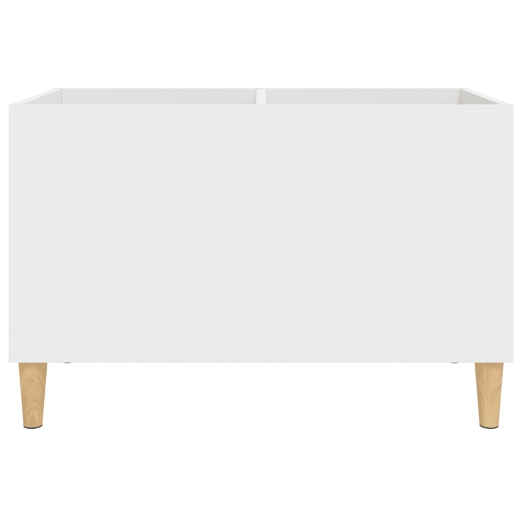 Armário para discos 74,5x38x48 cm derivados de madeira branco