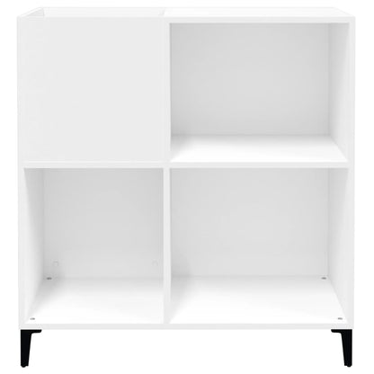 Armário para discos 84,5x38x89 cm derivados de madeira branco