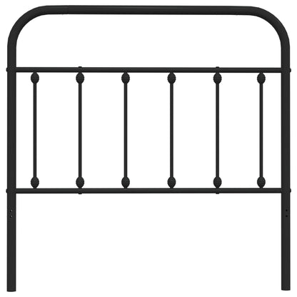 Cabeceira de cama 100 cm metal preto