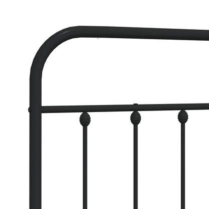 Cabeceira de cama 100 cm metal preto