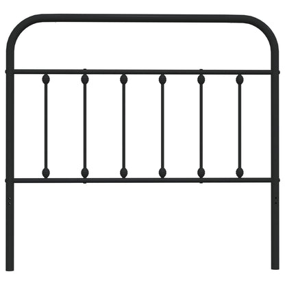 Cabeceira de cama 107 cm metal preto