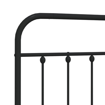 Cabeceira de cama 107 cm metal preto