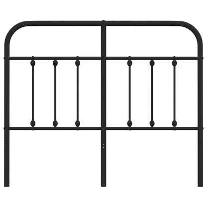 Cabeceira de cama 120 cm metal preto