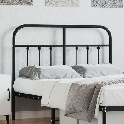 Cabeceira de cama 120 cm metal preto