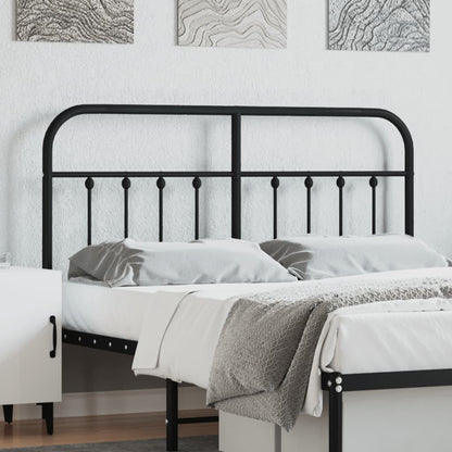 Cabeceira de cama 150 cm metal preto