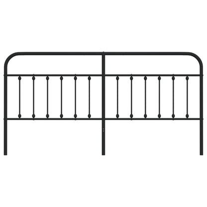 Cabeceira de cama 193 cm metal preto