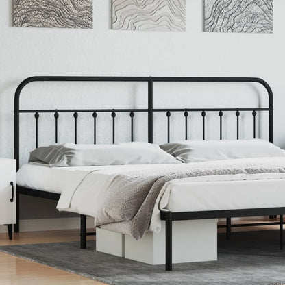 Cabeceira de cama 193 cm metal preto