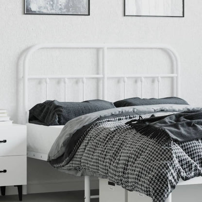 Cabeceira de cama 120 cm metal branco