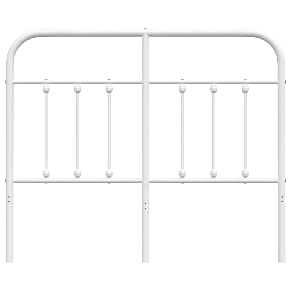 Cabeceira de cama 120 cm metal branco