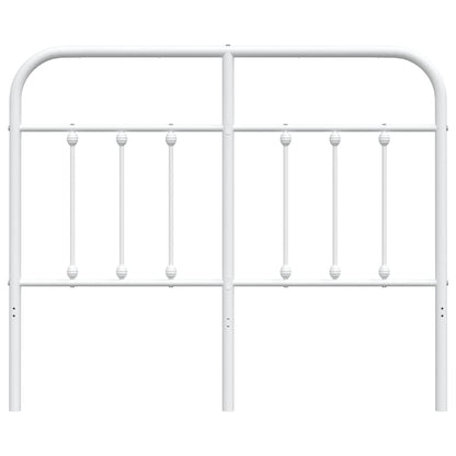 Cabeceira de cama 120 cm metal branco