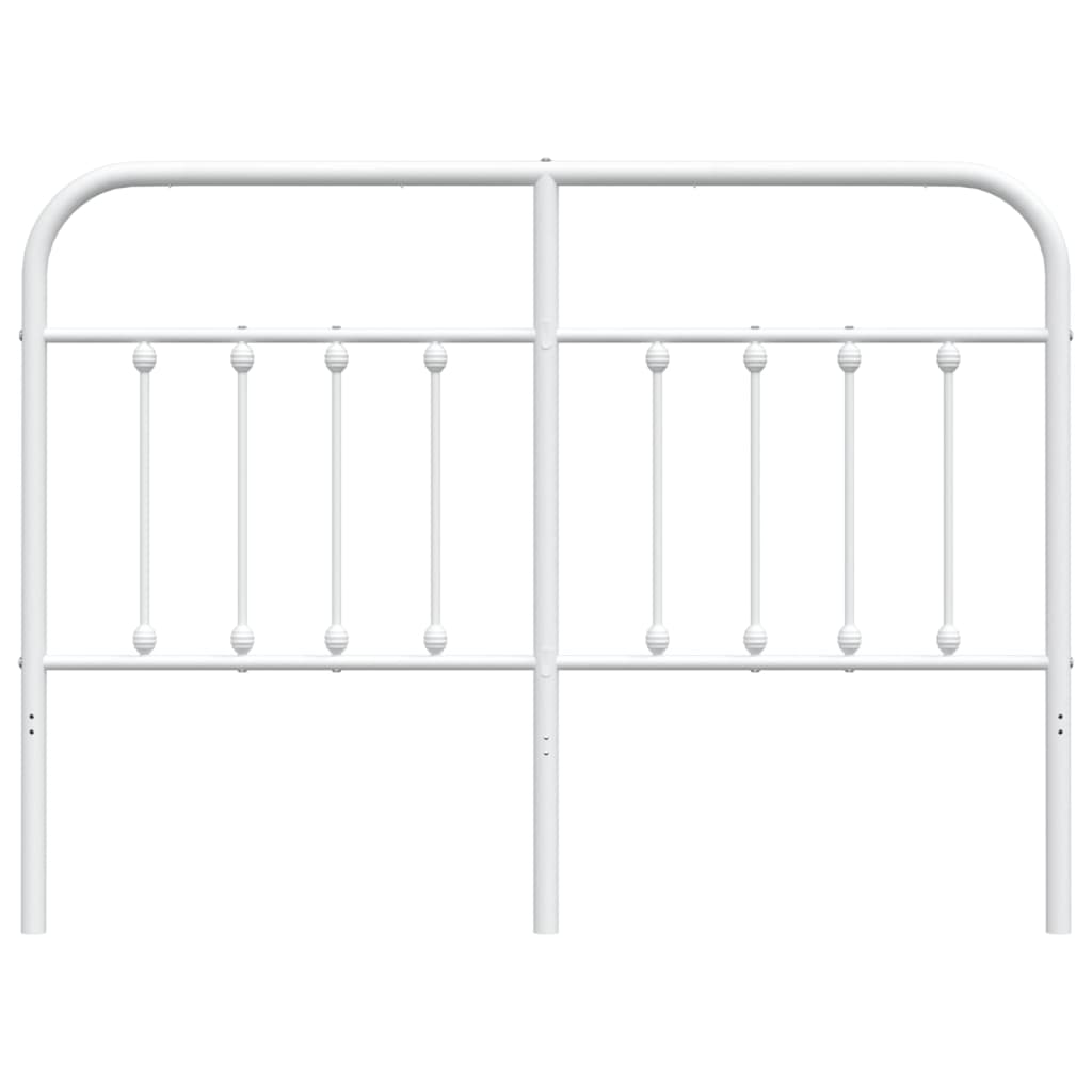 Cabeceira de cama 140 cm metal branco