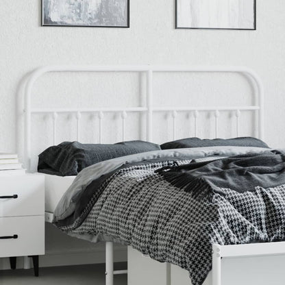 Cabeceira de cama 150 cm metal branco