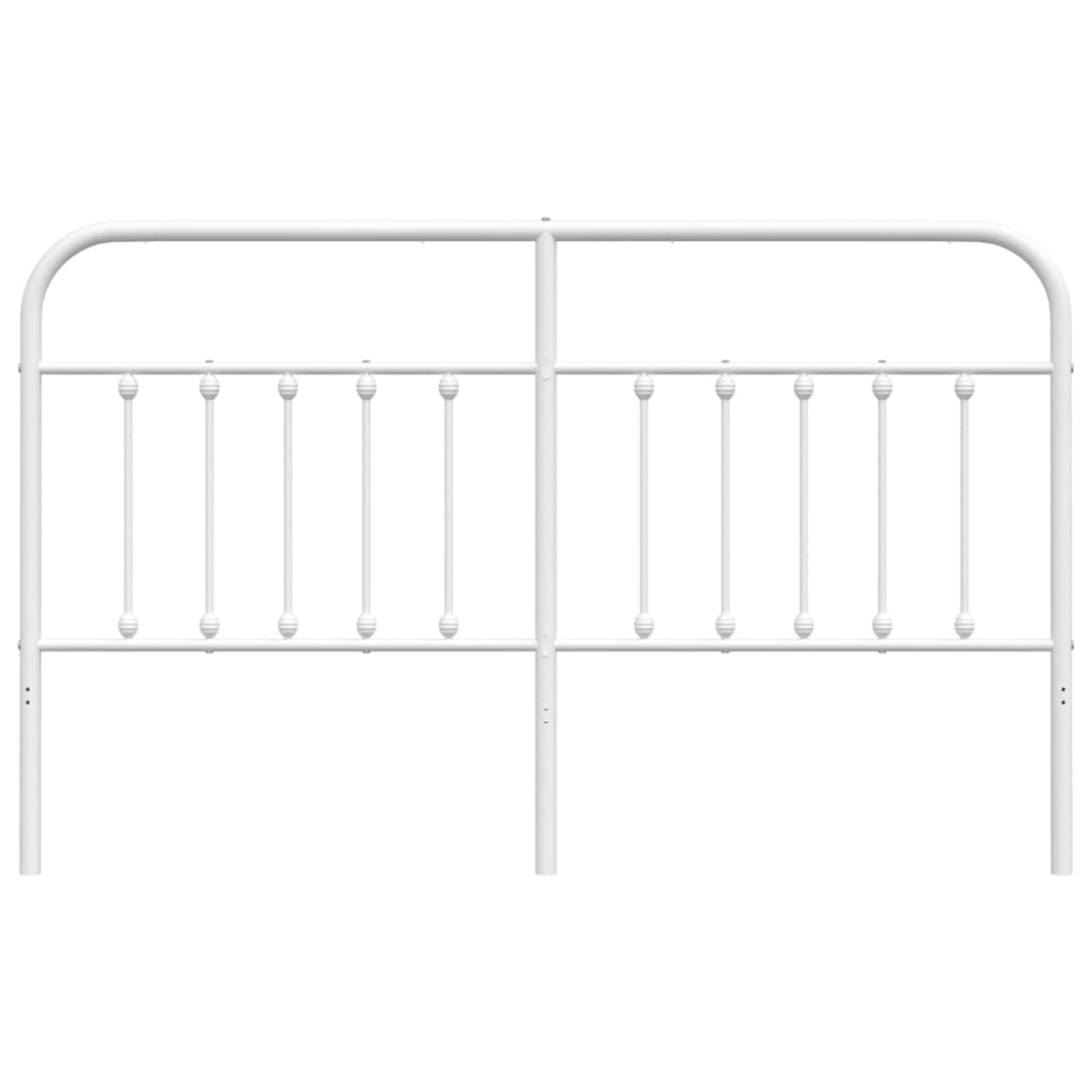 Cabeceira de cama 180 cm metal branco