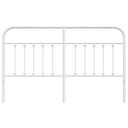 Cabeceira de cama 180 cm metal branco