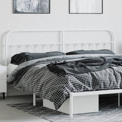 Cabeceira de cama 193 cm metal branco