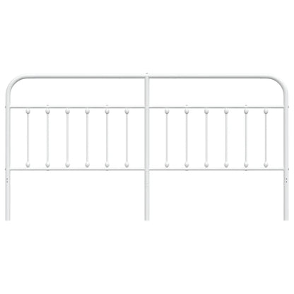 Cabeceira de cama 193 cm metal branco