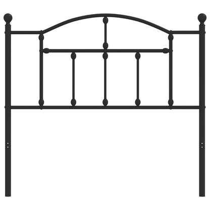 Cabeceira de cama 100 cm metal preto