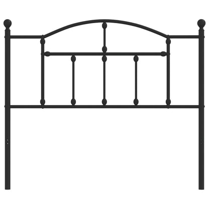 Cabeceira de cama 107 cm metal preto