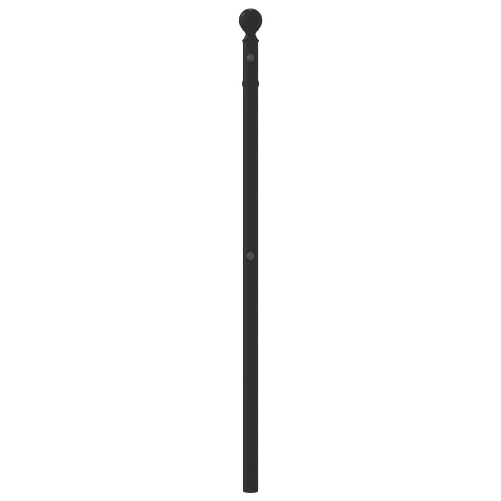 Cabeceira de cama 107 cm metal preto