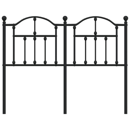 Cabeceira de cama 120 cm metal preto