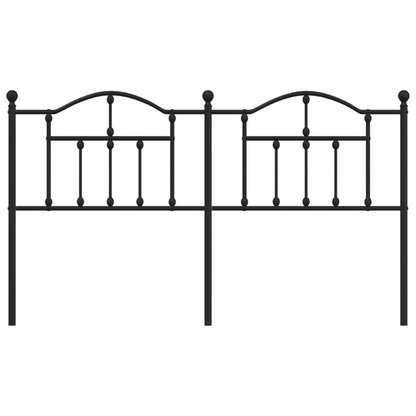 Cabeceira de cama 160 cm metal preto