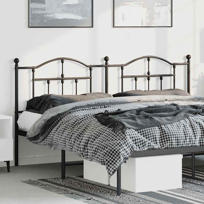 Cabeceira de cama 193 cm metal preto