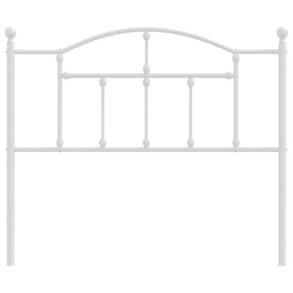 Cabeceira de cama 107 cm metal branco