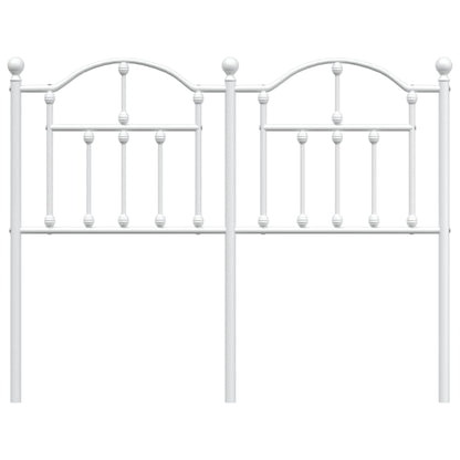 Cabeceira de cama 120 cm metal branco