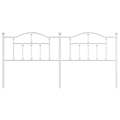 Cabeceira de cama 193 cm metal branco